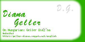 diana geller business card